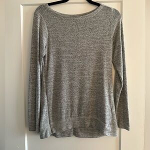 Banana Republic Gray Long Sleeve Top